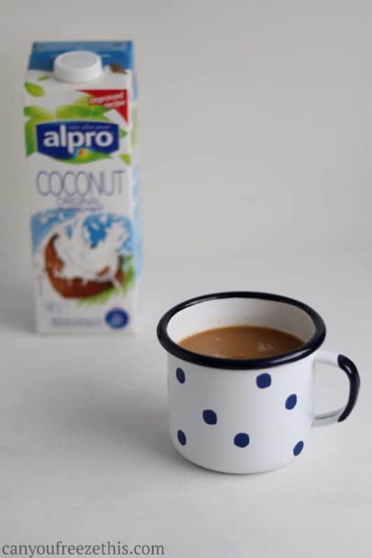 Café au lait de coco