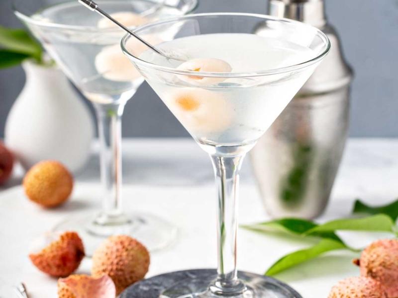 Recette de martini au litchi classique