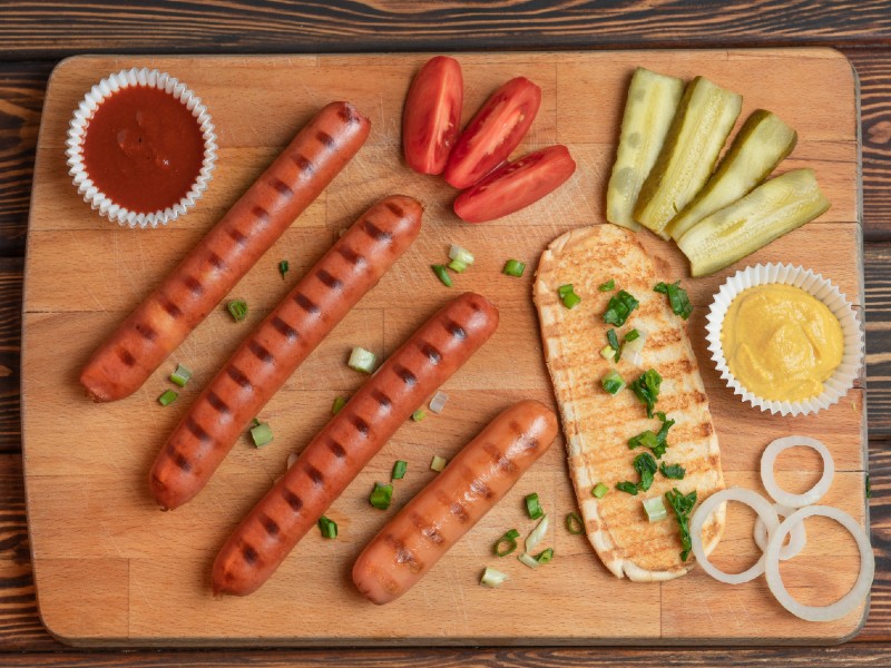 Hot-dogs au four grille-pain