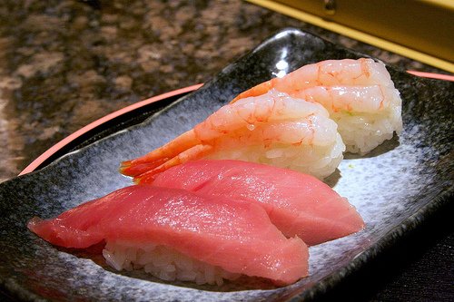Assiette de sushis
