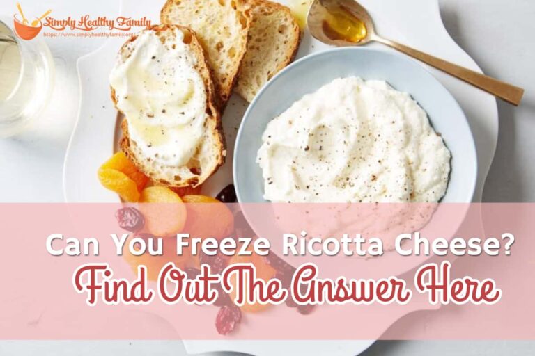 Pouvez-vous congeler du fromage ricotta?